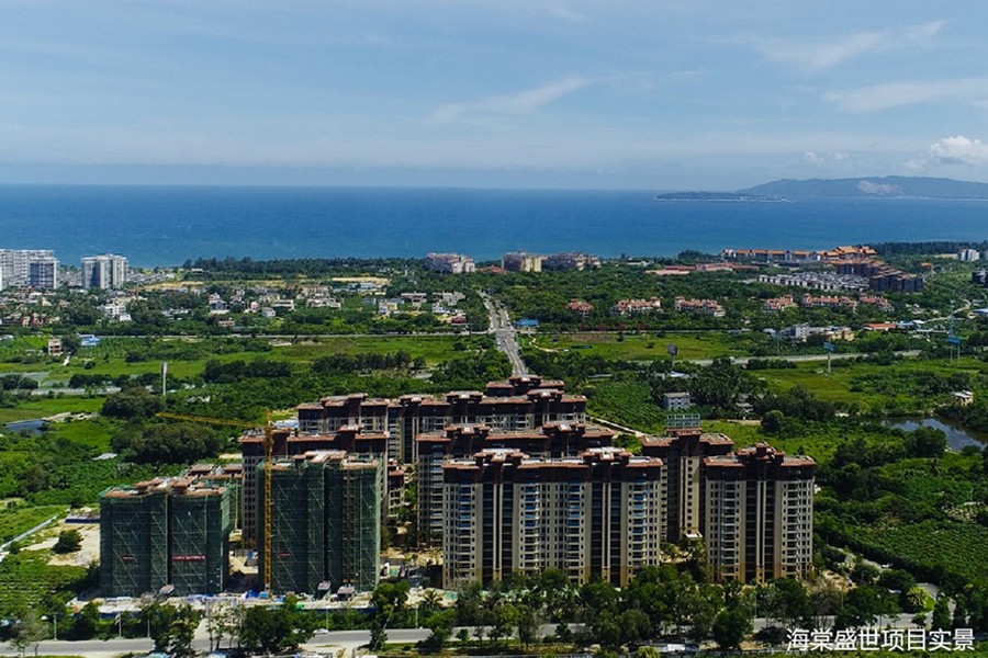 三亚碧桂园海棠盛世实景图