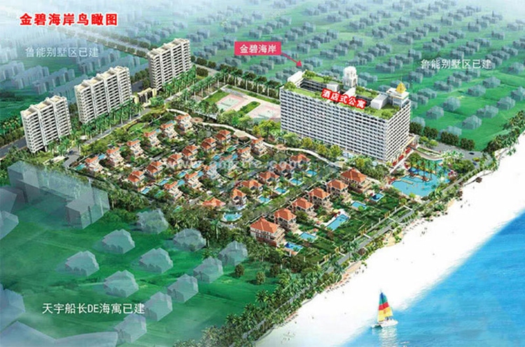 金碧海岸-鸟瞰图