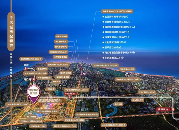 环球100宝龙城-总规划图