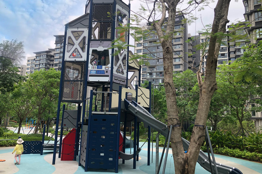 海口千江悦二期东汇小区实拍图鉴赏 售楼电话0898-66666982