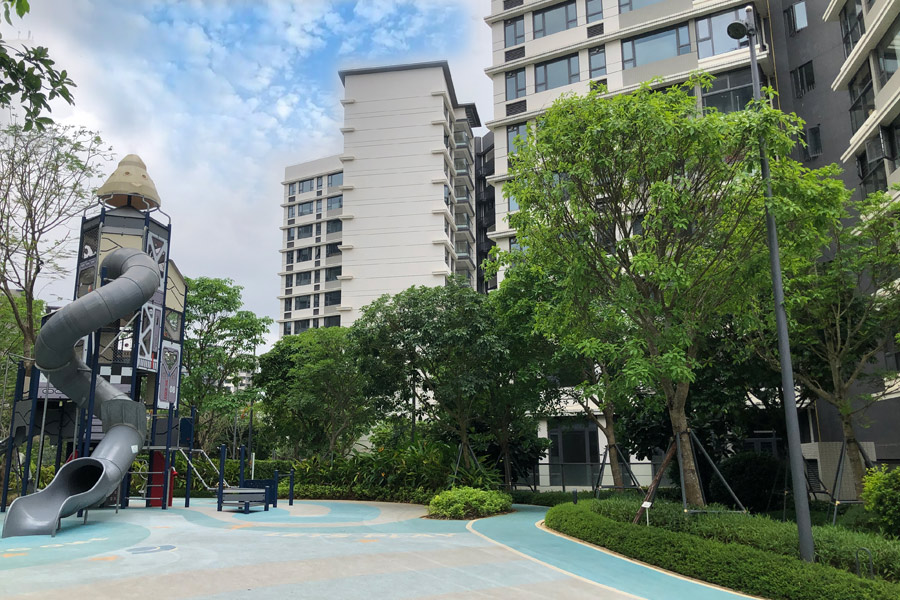 海口千江悦二期东汇小区实拍图鉴赏 售楼电话0898-66666982