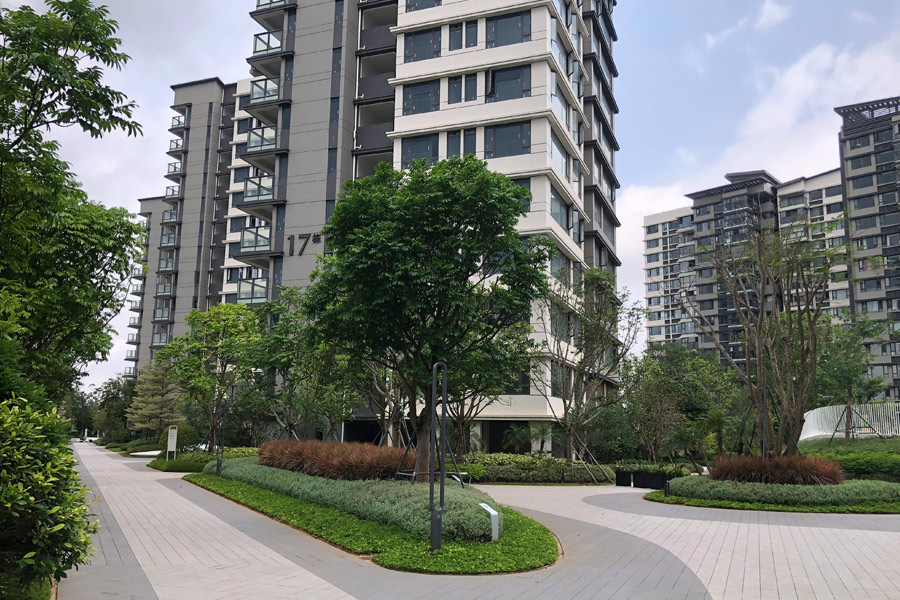 海口千江悦二期东汇小区实拍图鉴赏 售楼电话0898-66666982