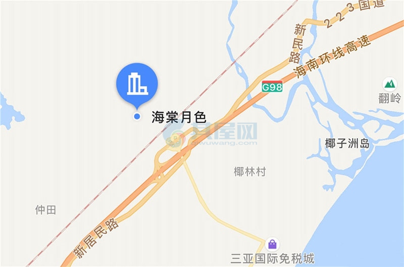 海棠月色