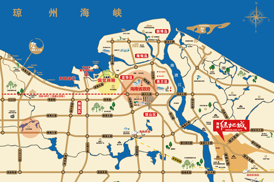 海南绿地城