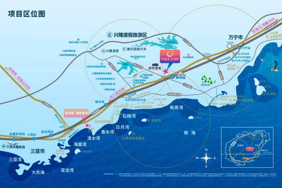 石梅湾海语树
