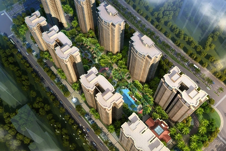 罗曼帝客鸟瞰图