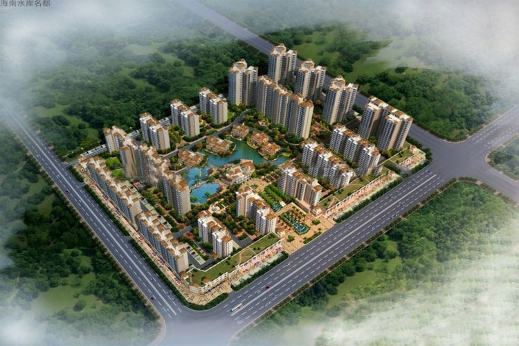 水岸名都鸟瞰图