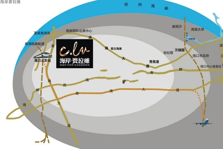 海岸塞拉维区位图