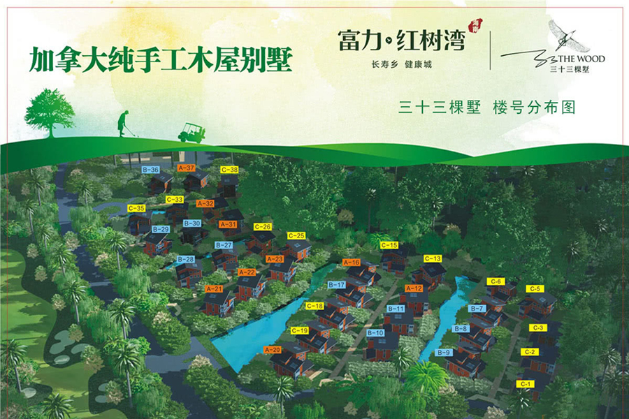 富力红树湾红木别墅效果图