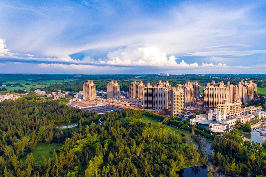 恒大御海天下-俯视实景图