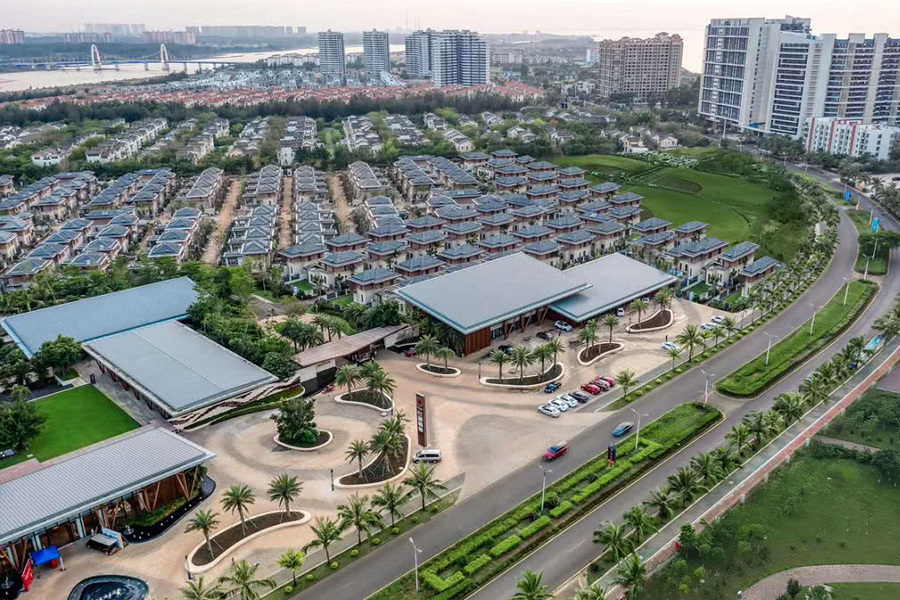 鲁能海蓝福源小区实景拍摄