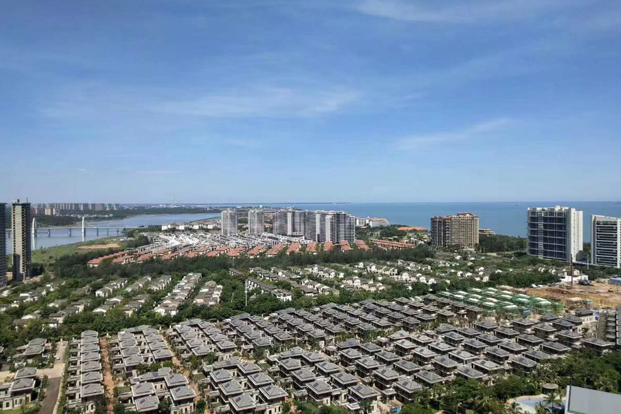 鲁能海蓝福源小区实景拍摄图
