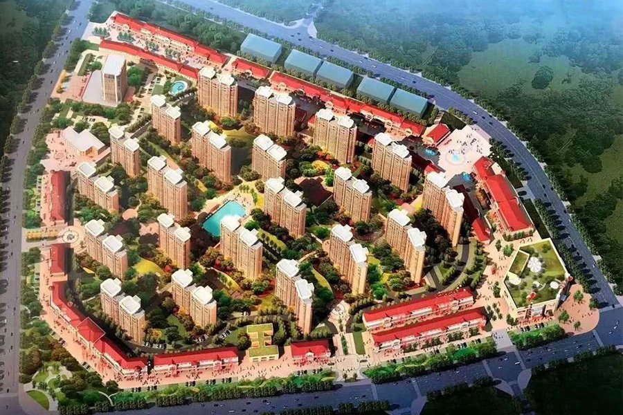 海城时代广场项目鸟瞰图