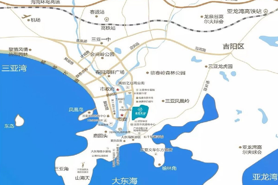 鹿港溪山区位图