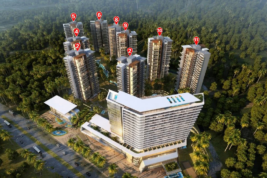鹿港溪山效果图