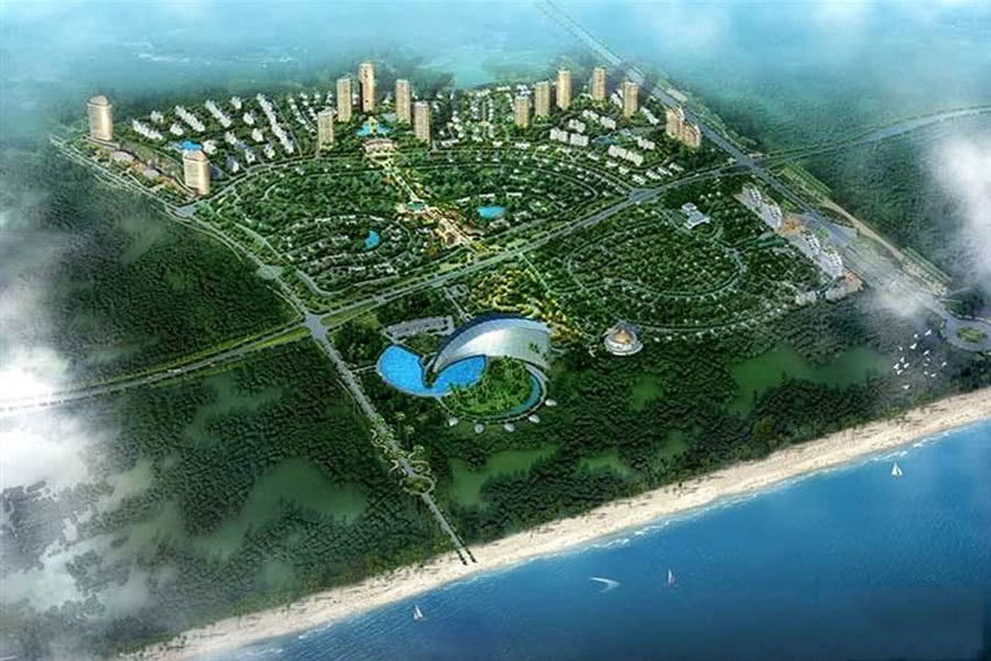 世茂怒放海鸟瞰图