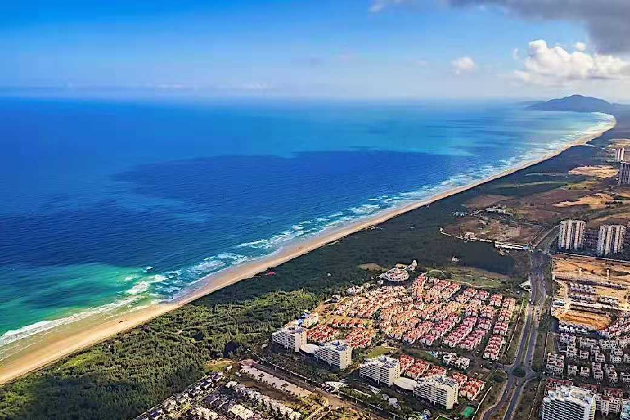 世茂怒放海实景图