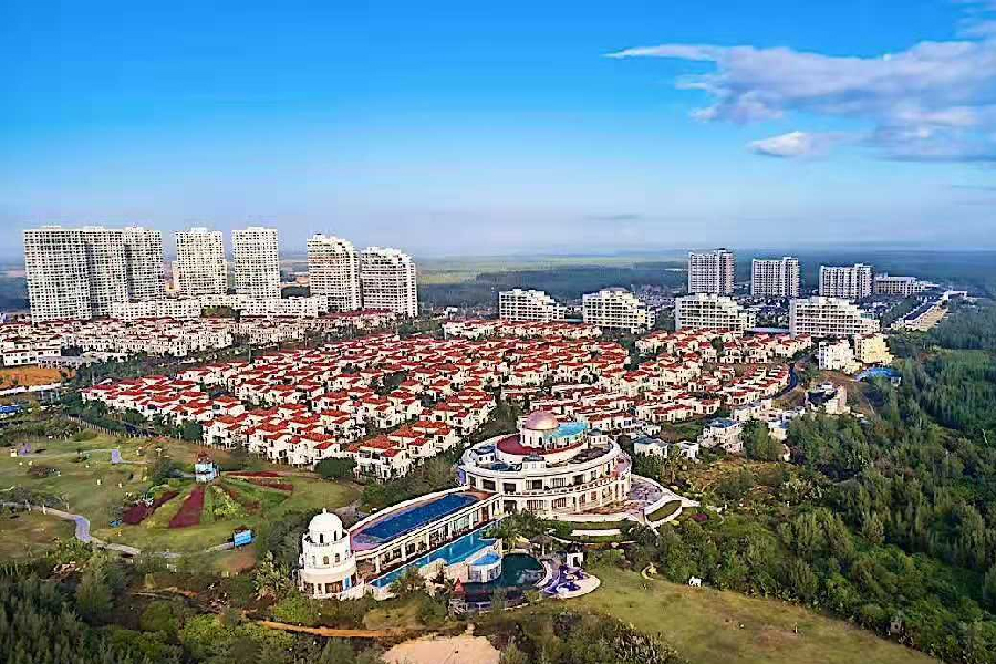 世茂怒放海实景图