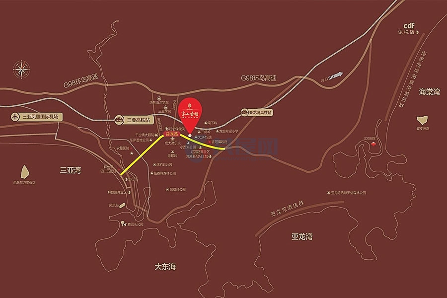 半山香榭-区位图