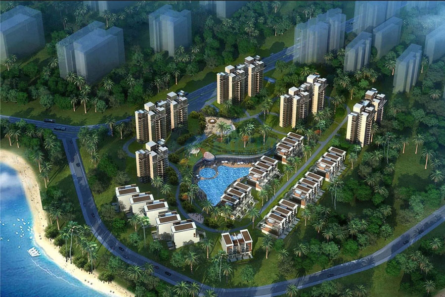 南枫禅墅-鸟瞰图