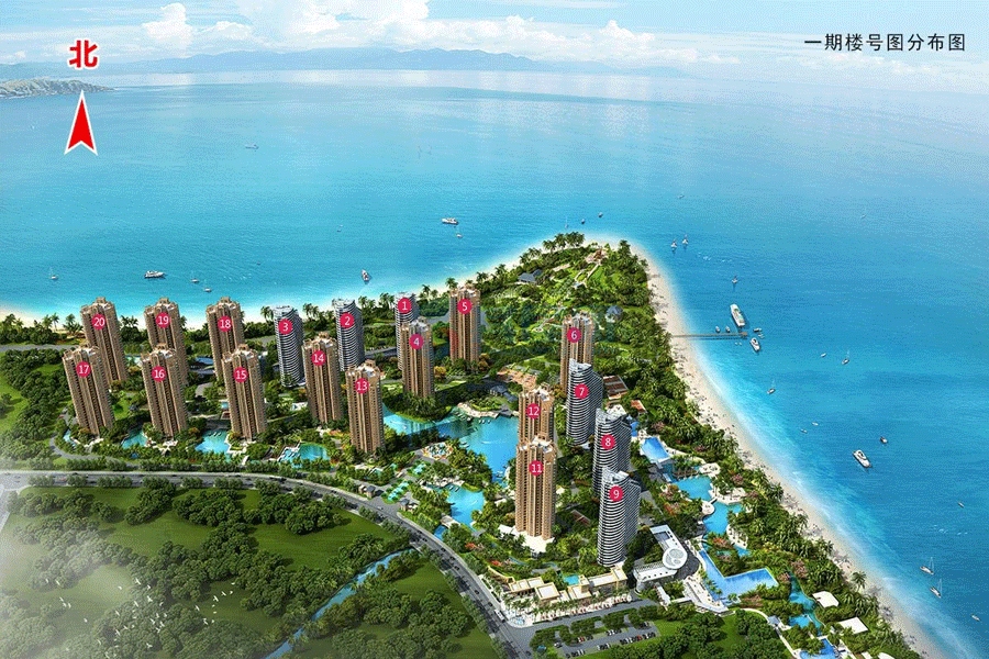 长岛蓝湾-一期楼号图
