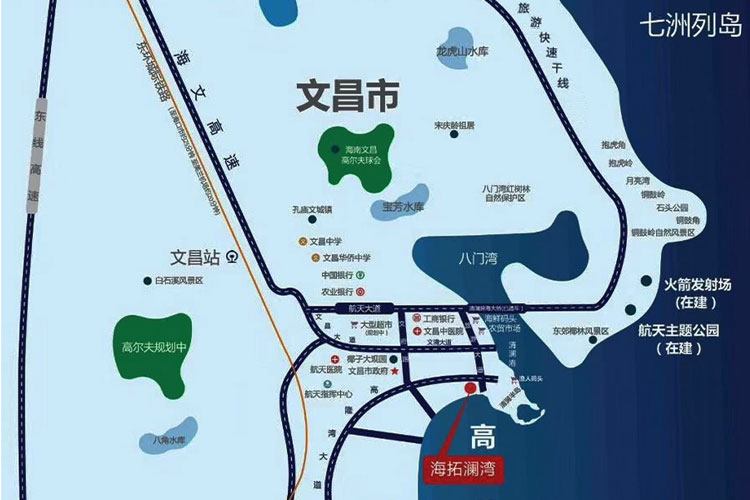 海拓澜湾区位图