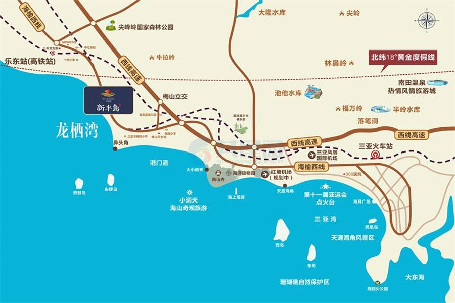 龙栖湾新半岛-区位图