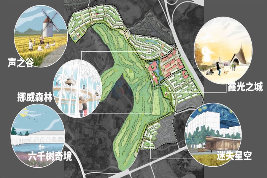 保利六千树-组团分布图
