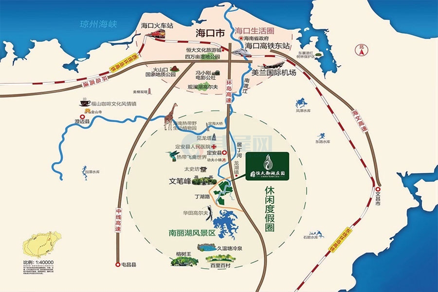 恒大御湖庄园-区位图