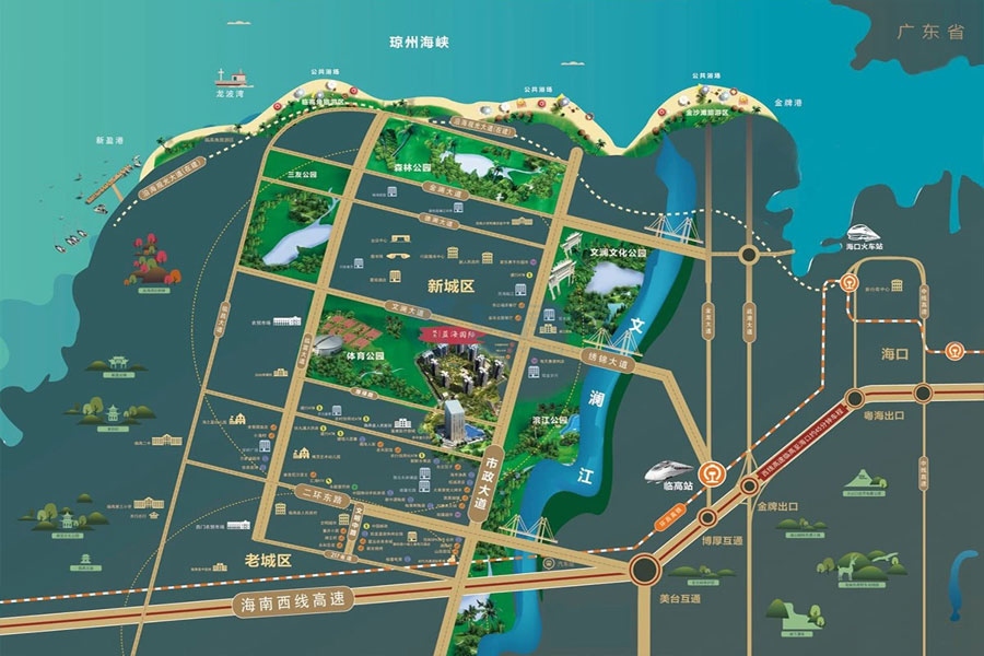 双杰蓝海国际-区位图