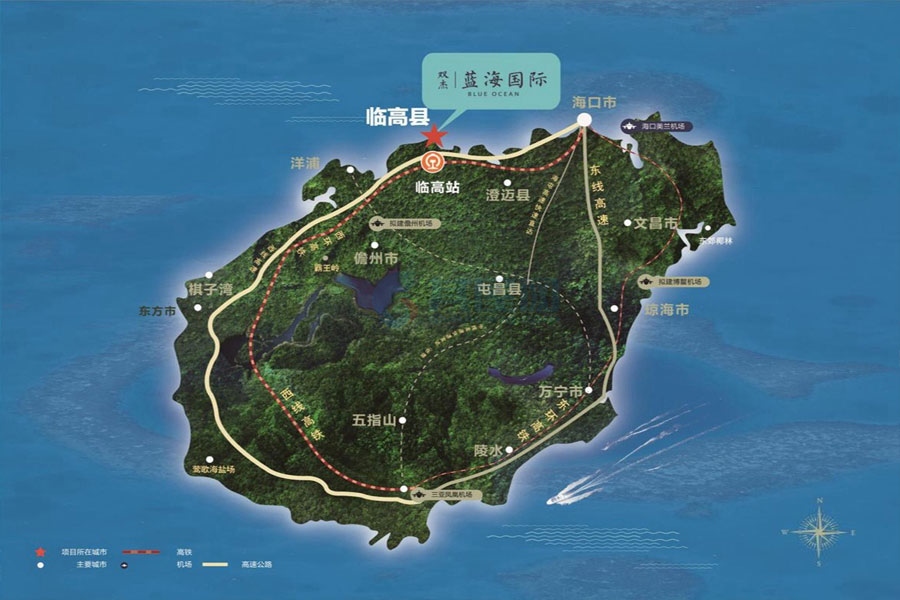 双杰蓝海国际-区位图