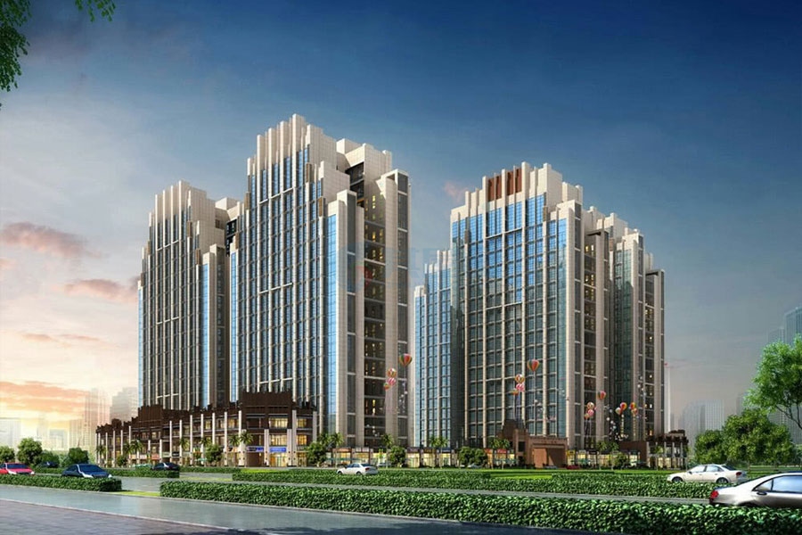 合隆柏悦广场-沿街楼栋效果图