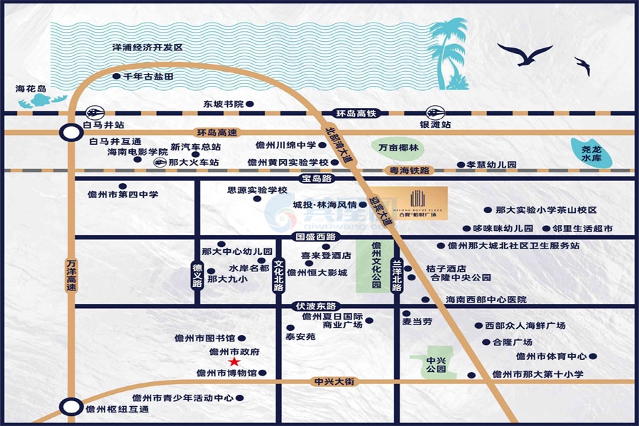 合隆柏悦广场-区位图
