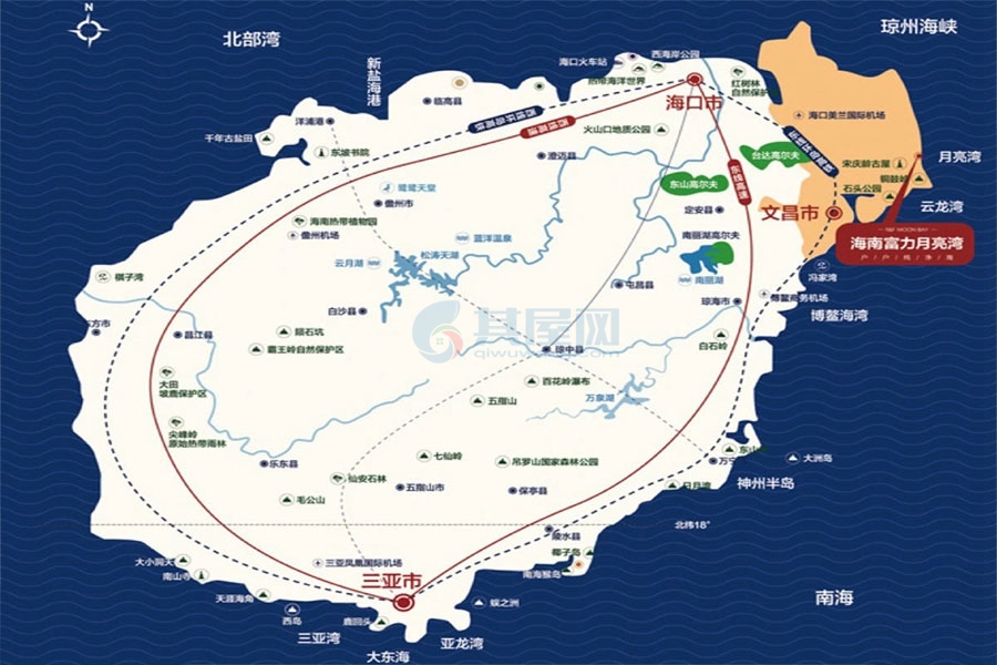 富力月亮湾-区位图