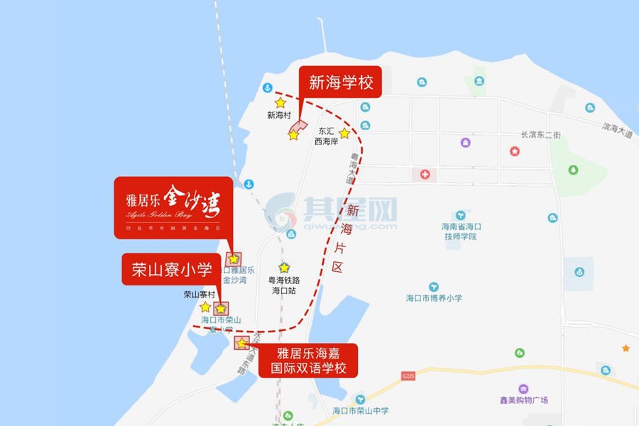 雅居乐金沙湾-区位图