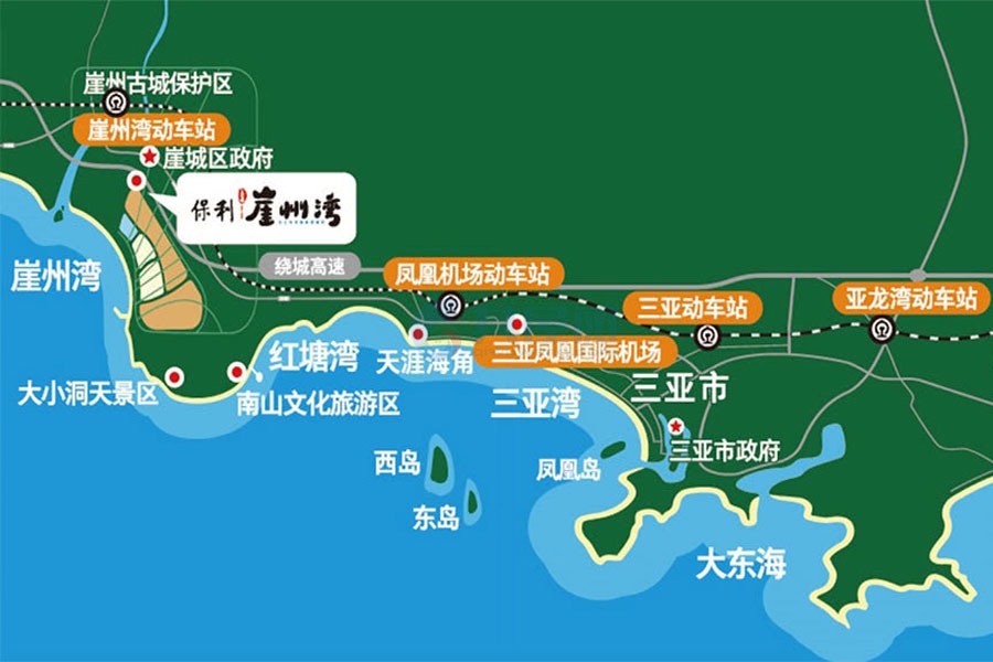 保利崖州湾-区位图