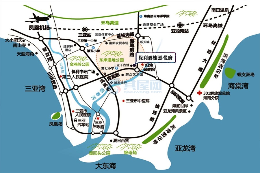 保利碧桂园悦府-区位图