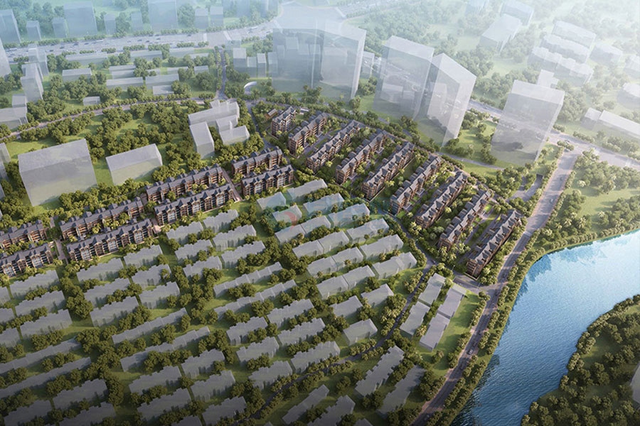翠屏凤凰海岸-整体鸟瞰图