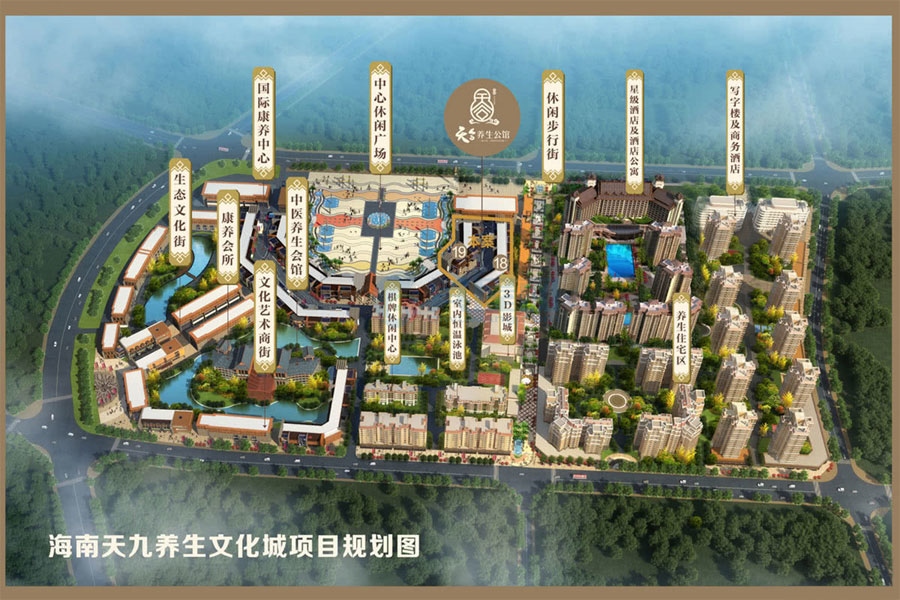 天合养生公馆-项目规划图