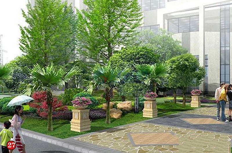 海润桃花岛-小区园林效果图