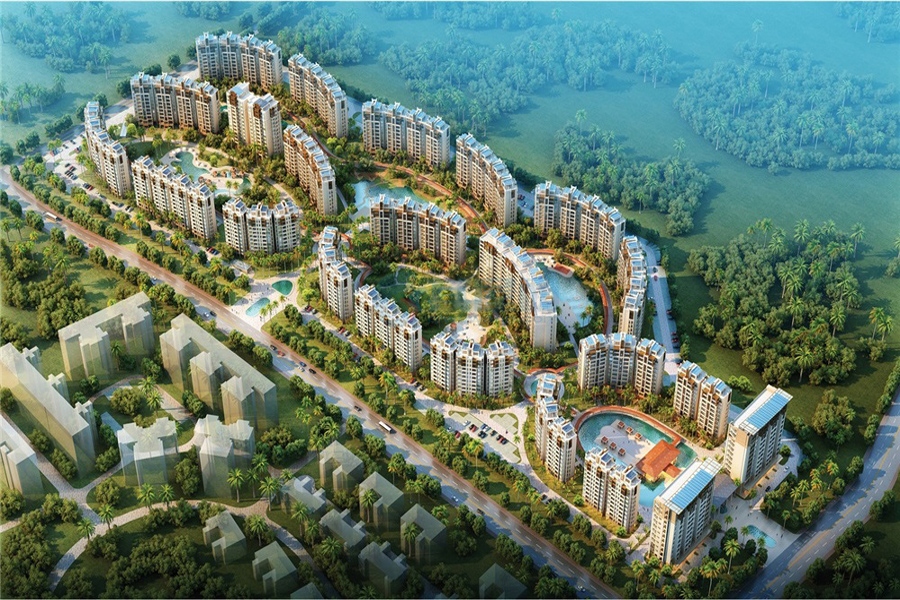 华悦海棠-鸟瞰图