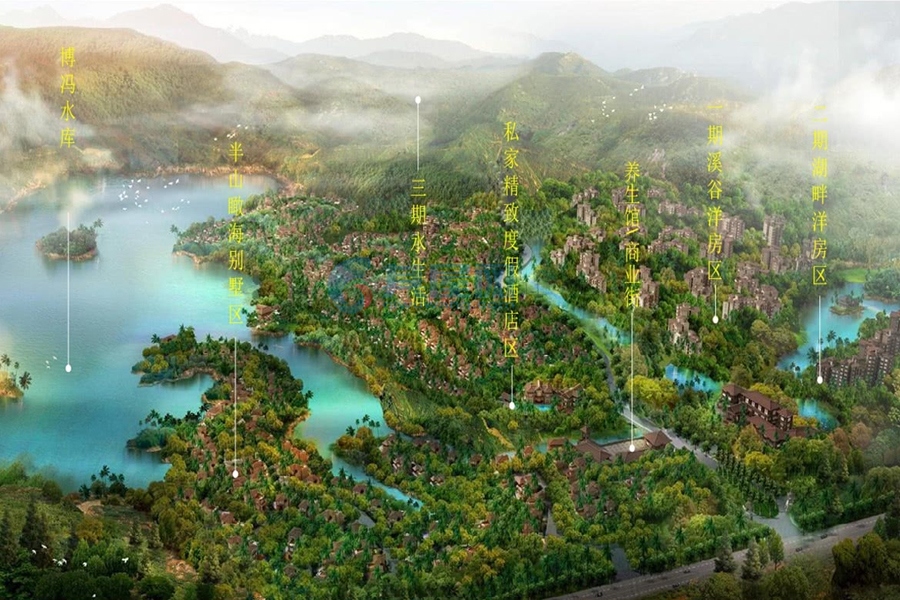 海南石梅山庄-效果图