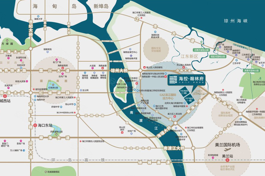 海控翰林府区位图