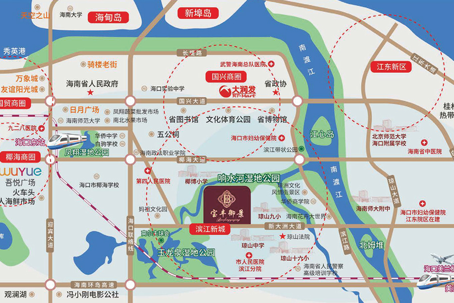 宝沣御景区位图