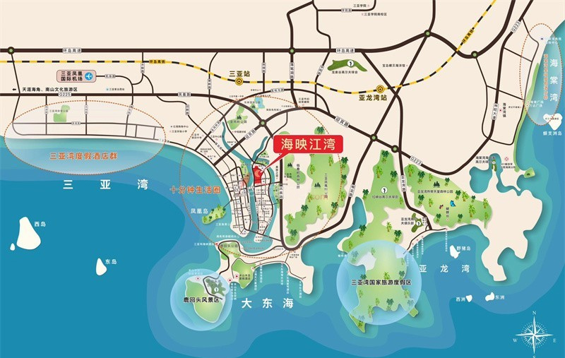 海映江湾区位图